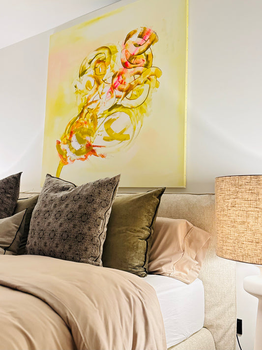 Energia Natura - Original Abstract Painting on Canvas | 150 × 150 cm | Mallorca