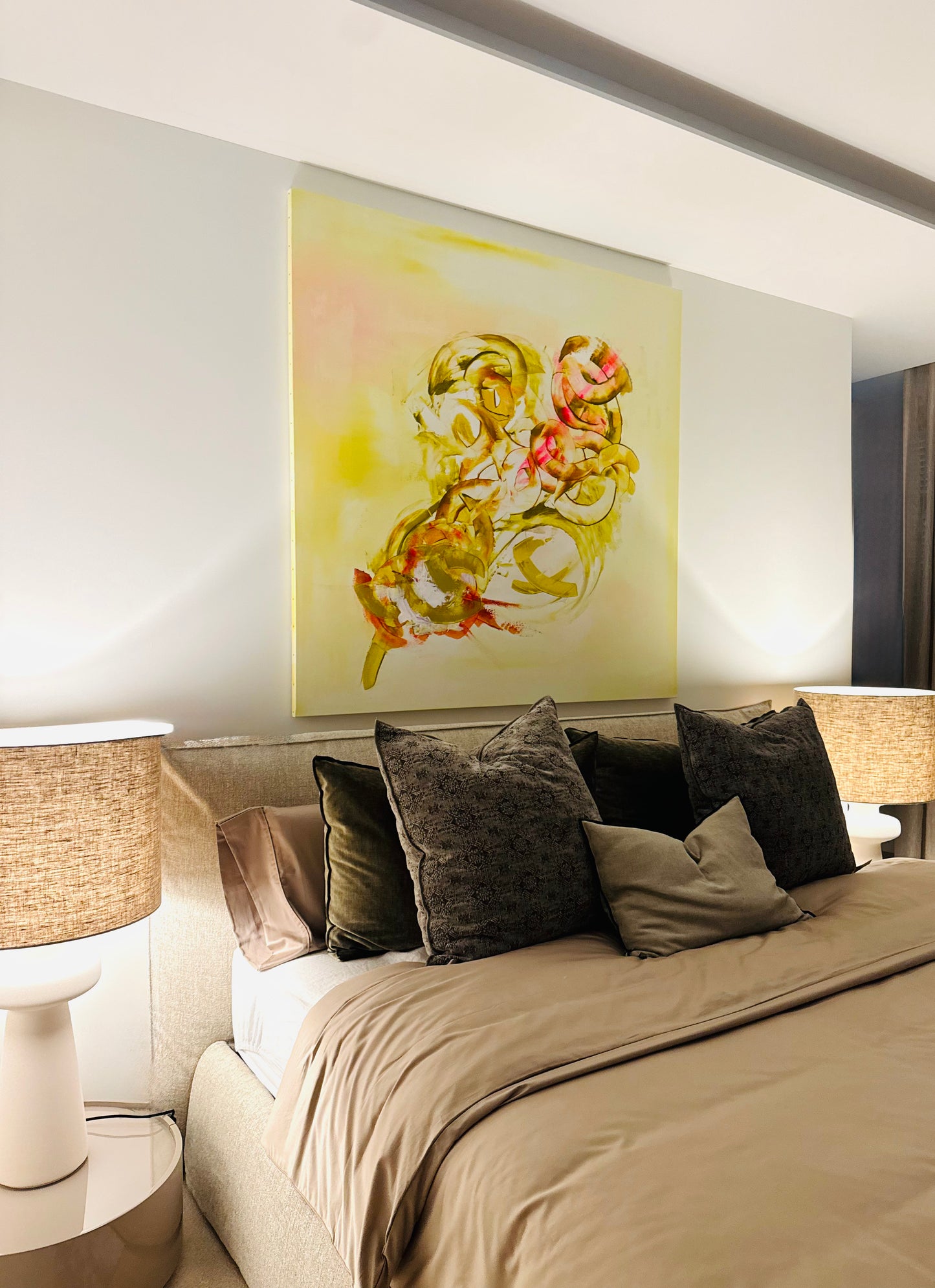 Energia Natura - Original Abstract Painting on Canvas | 150 × 150 cm | Mallorca
