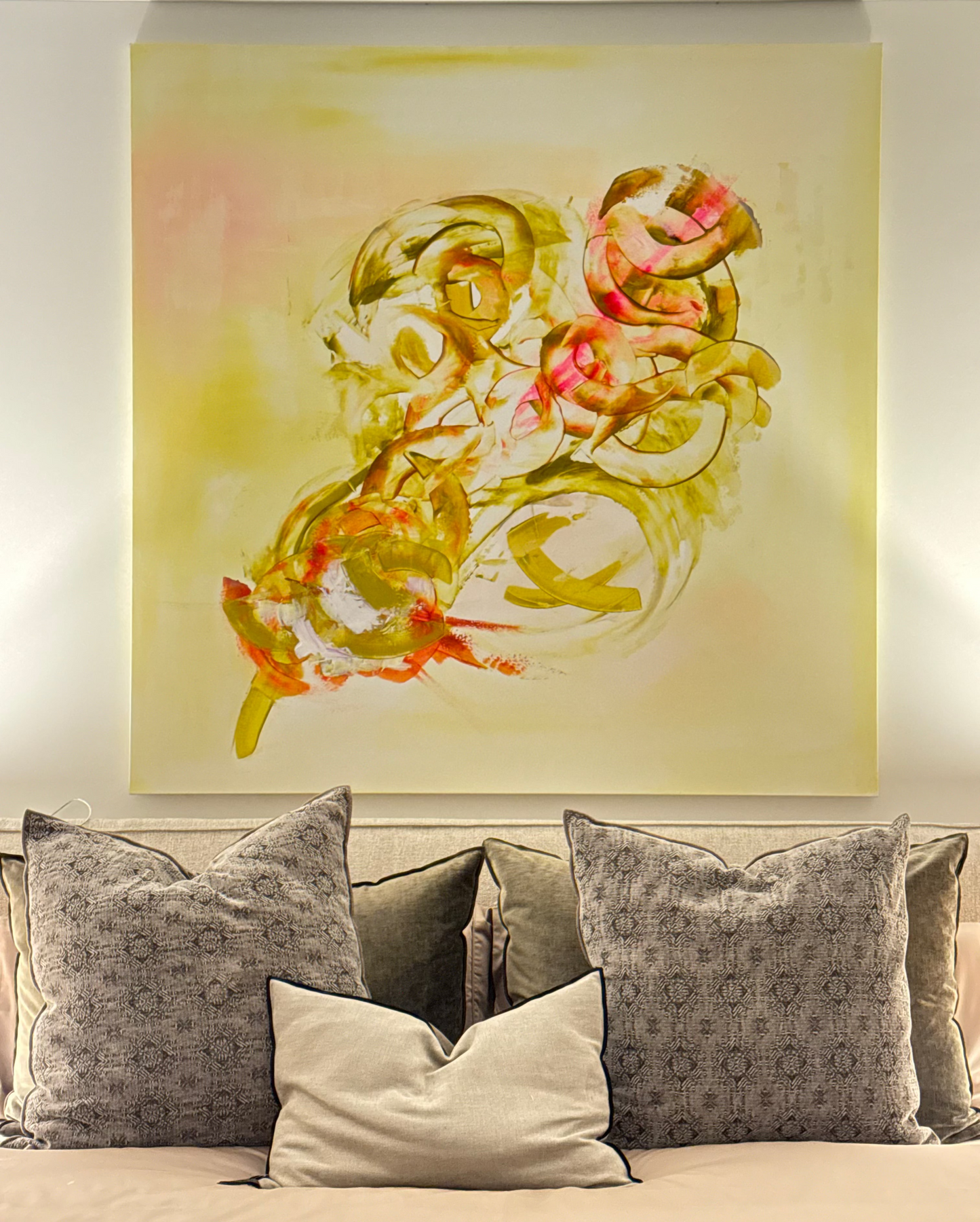 Energia Natura - Original Abstract Painting on Canvas | 150 × 150 cm | Mallorca
