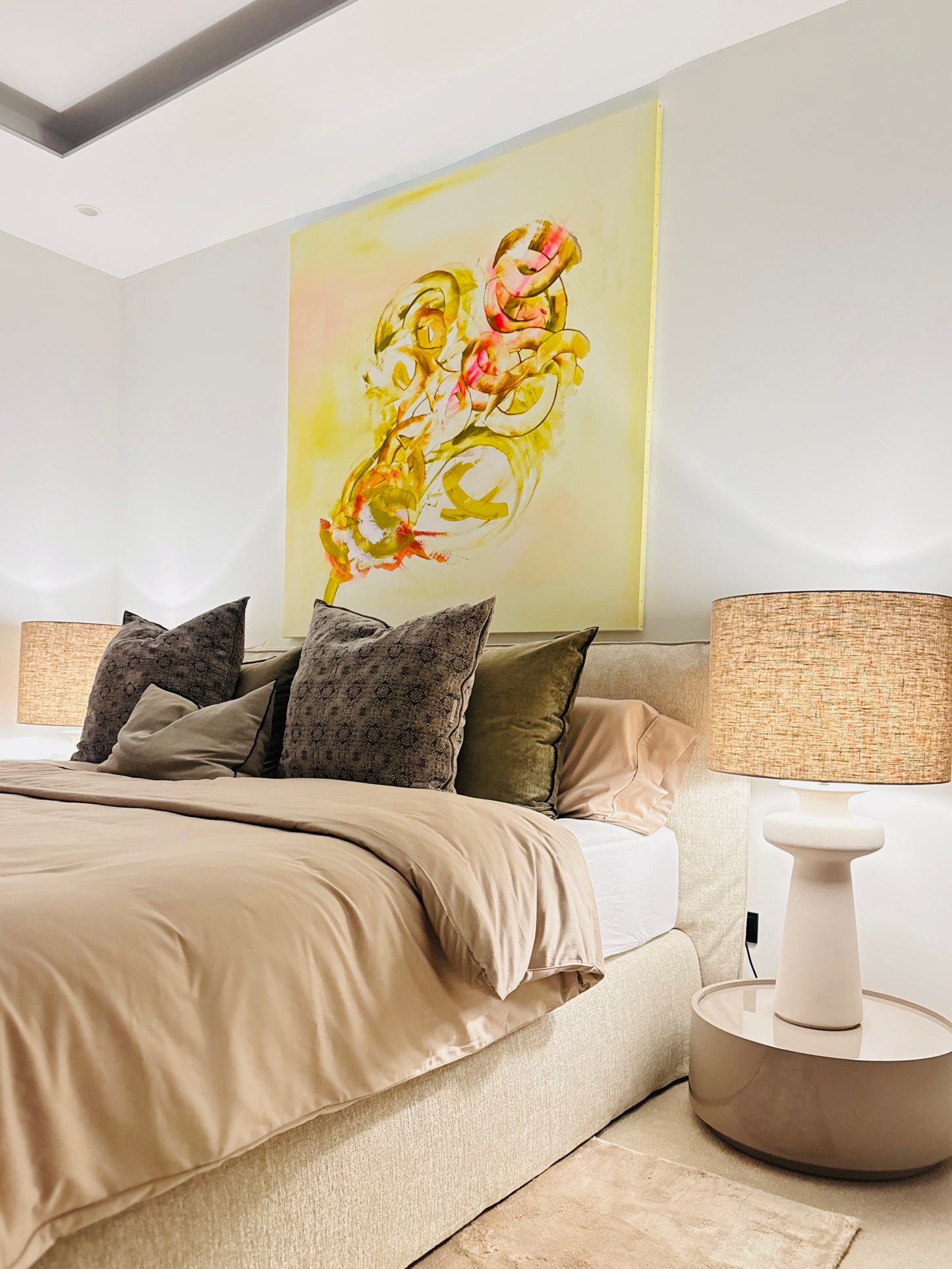 Energia Natura - Original Abstract Painting on Canvas | 150 × 150 cm | Mallorca