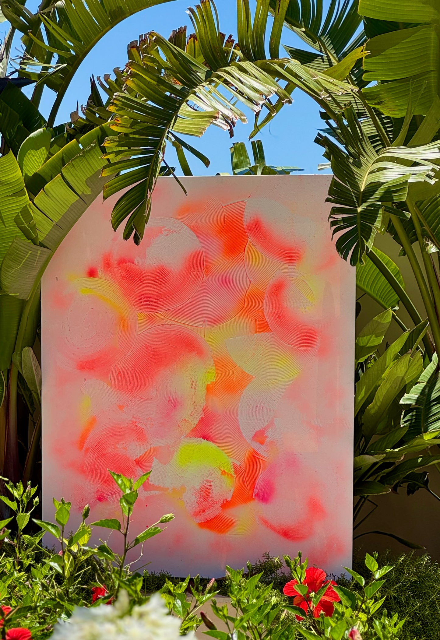 Aura Solaire - Original Abstract Painting on Canvas | 120×160 cm | Mallorca