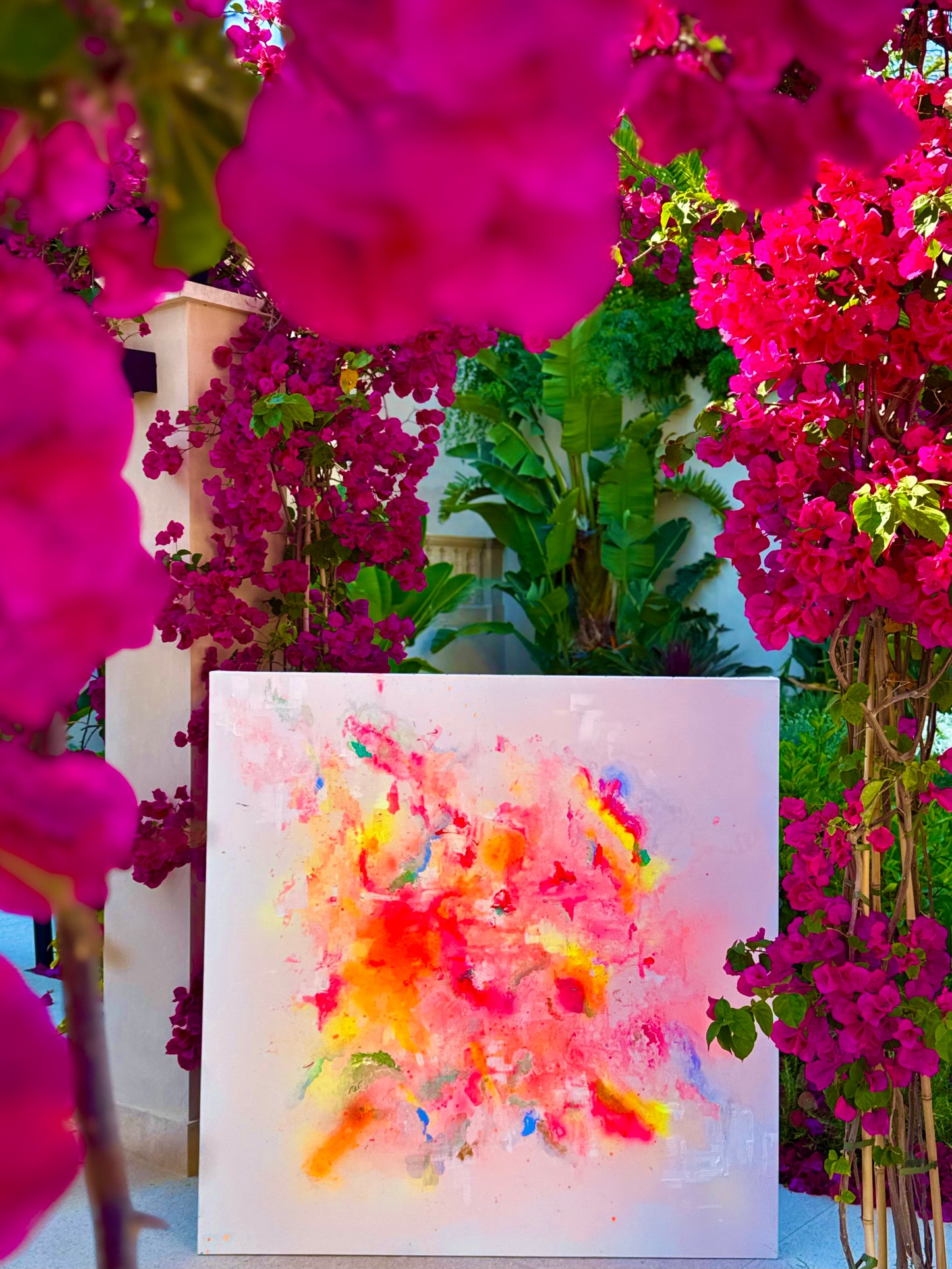 Lumina - Original Abstract Painting on Canvas | 100×100cm | Mallorca